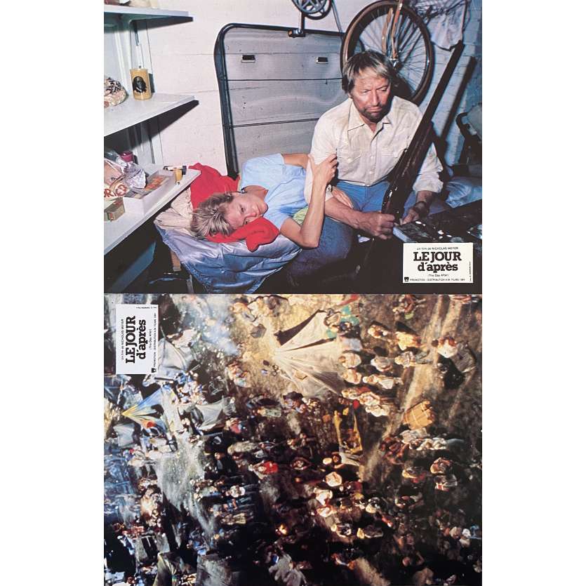 LE JOUR D'APRES Photos de film x2 - 21x30 cm. - 1983 - Jason Robards, Nicolas Meyer