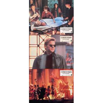FLATLINERS Original Lobby Cards x3 - 9x12 in. - 1990 - Joel Shumacher, Kiefer Sutherland