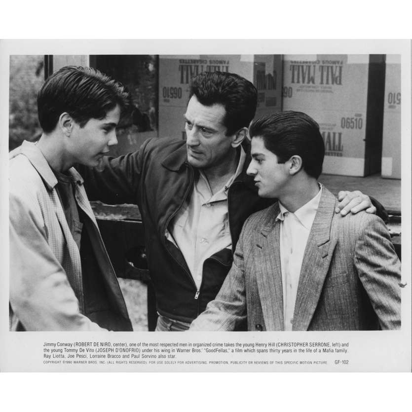 LES AFFRANCHIS Photo de presse GF-102 - 20x25 cm. - 1990 - Robert de Niro, Martin Scorsese