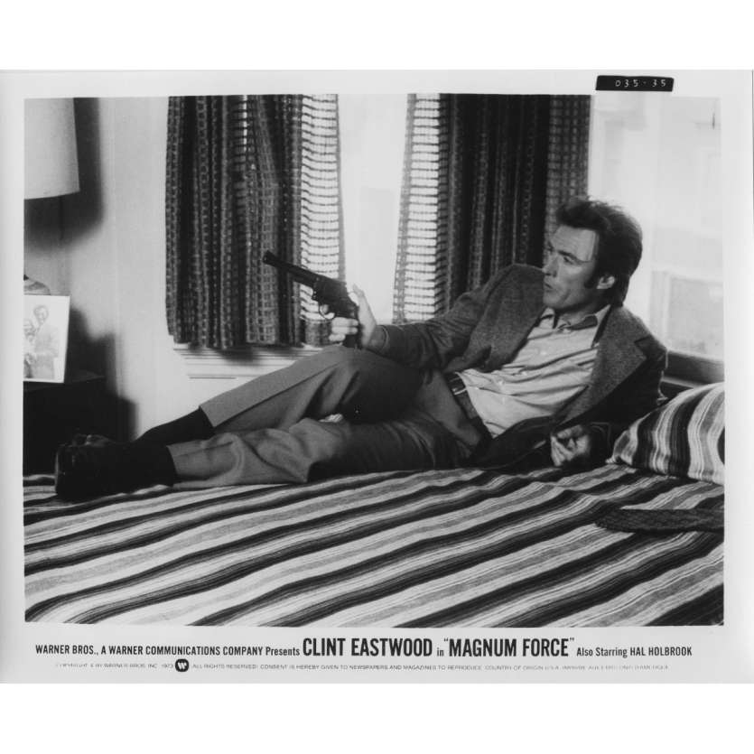 MAGNUM FORCE Original Movie Still N35 - 8x10 in. - 1973 - Ted Post, Clint Eastwood