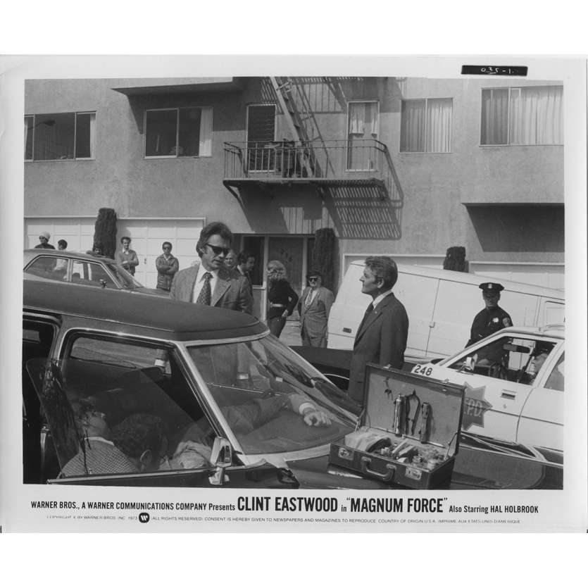 MAGNUM FORCE Original Movie Still N1 - 8x10 in. - 1973 - Ted Post, Clint Eastwood