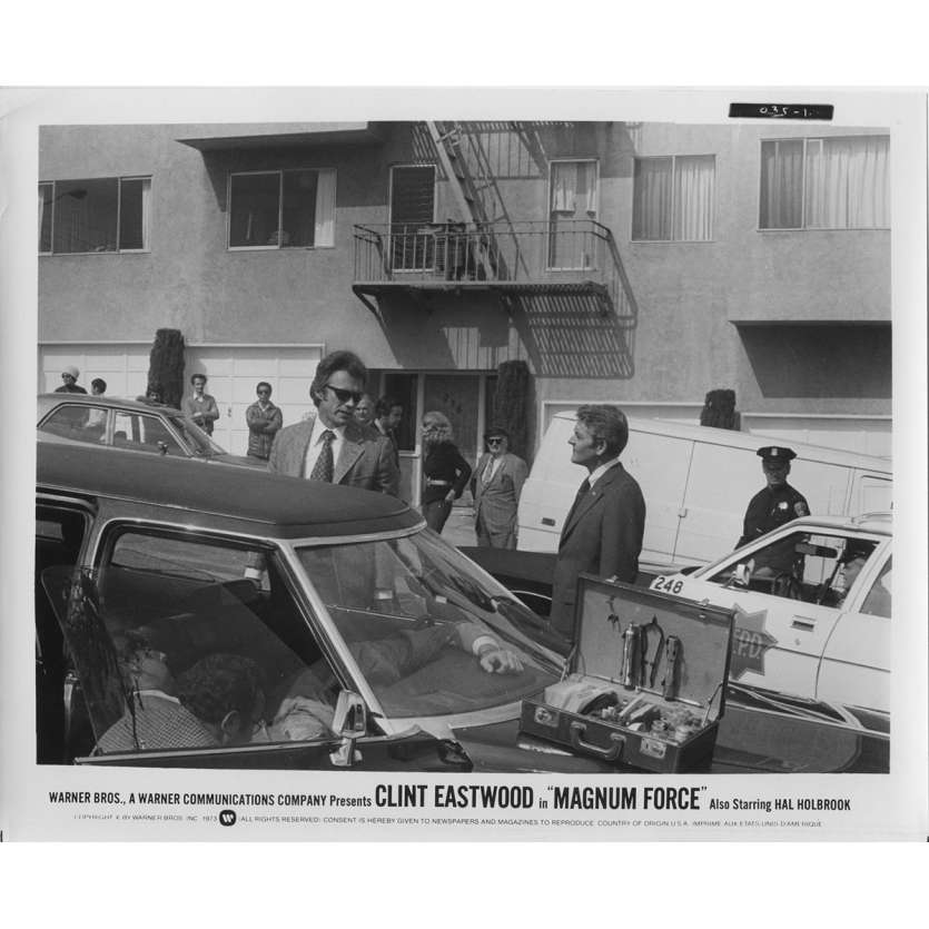 MAGNUM FORCE Photo de presse N1 - 20x25 cm. - 1973 - Clint Eastwood, Ted Post