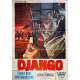 DJANGO Italian Movie Poster - 1st Release - 55x70 in. - 1966 - Sergio Corbucci, Franco Nero