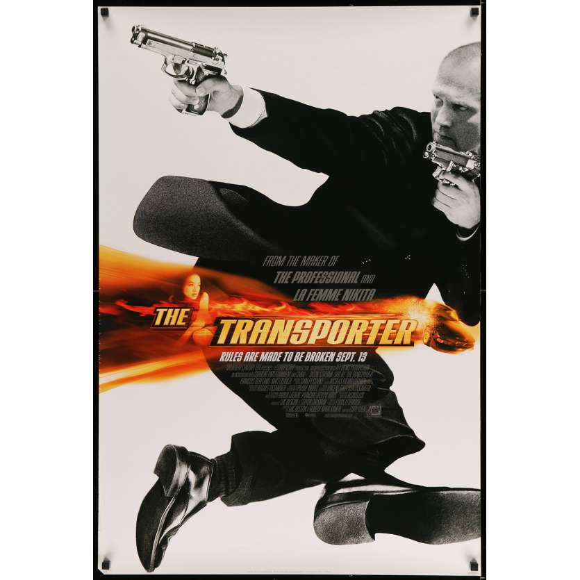 LE TRANSPORTEUR Affiche de film  - 69x102 cm. - 2002 - Jason Statham, Louis Leterrier