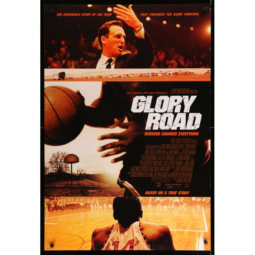 GLORY ROAD Original Movie Poster - 27x40 in. - 2006 - James Gartner, Josh Lucas