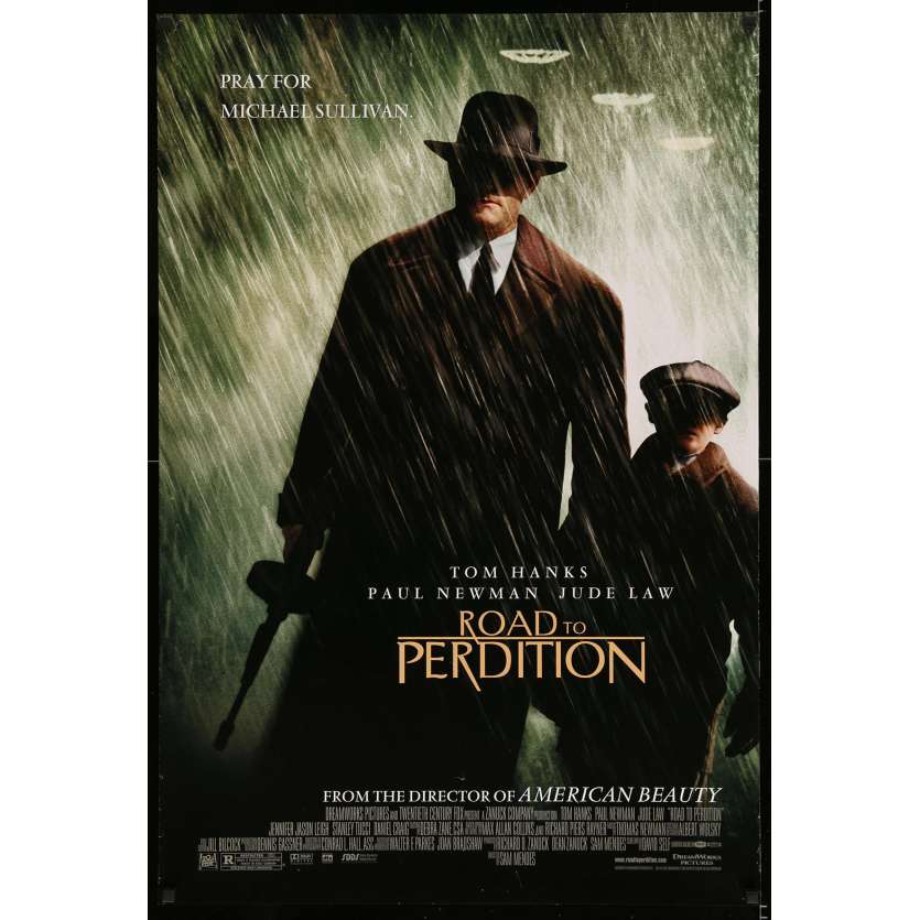 LES SENTIERS DE LA PERDITION Affiche de film - 69x102 cm. - 2002 - Tom Hanks, Sam Mendes