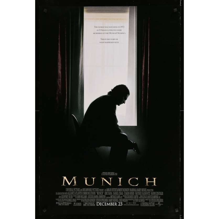 MUNICH Original Movie Poster  - 27x40 in. - 2005 - Steven Spielberg, Eric Bana