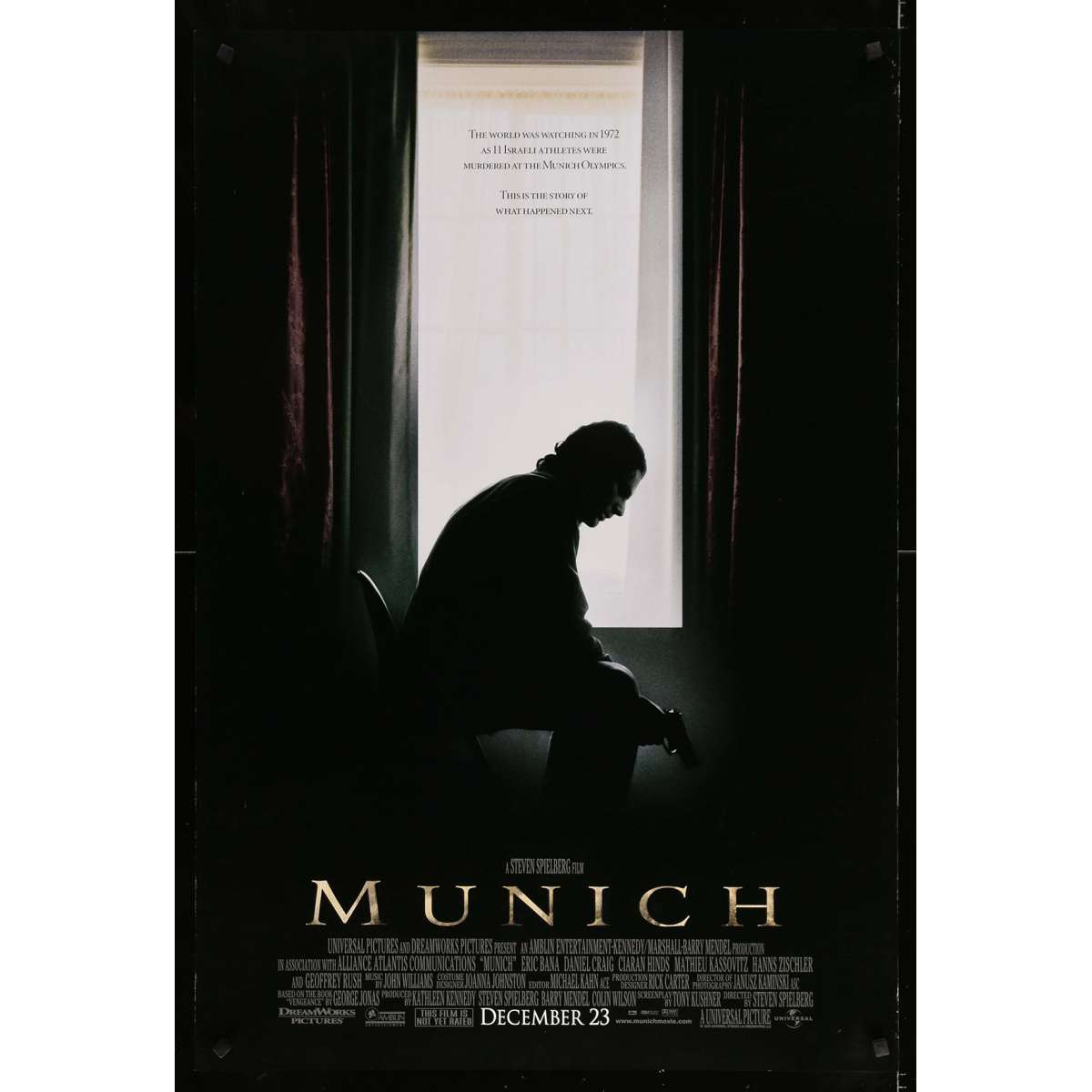 MUNICH US Movie Poster 27x40 In 2005