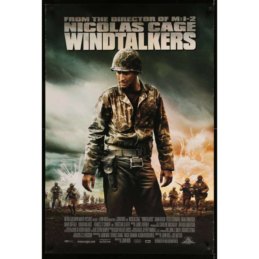 WINDTALKERS Affiche de film - 69x102 cm. - 2002 - Nicolas Cage, John Woo