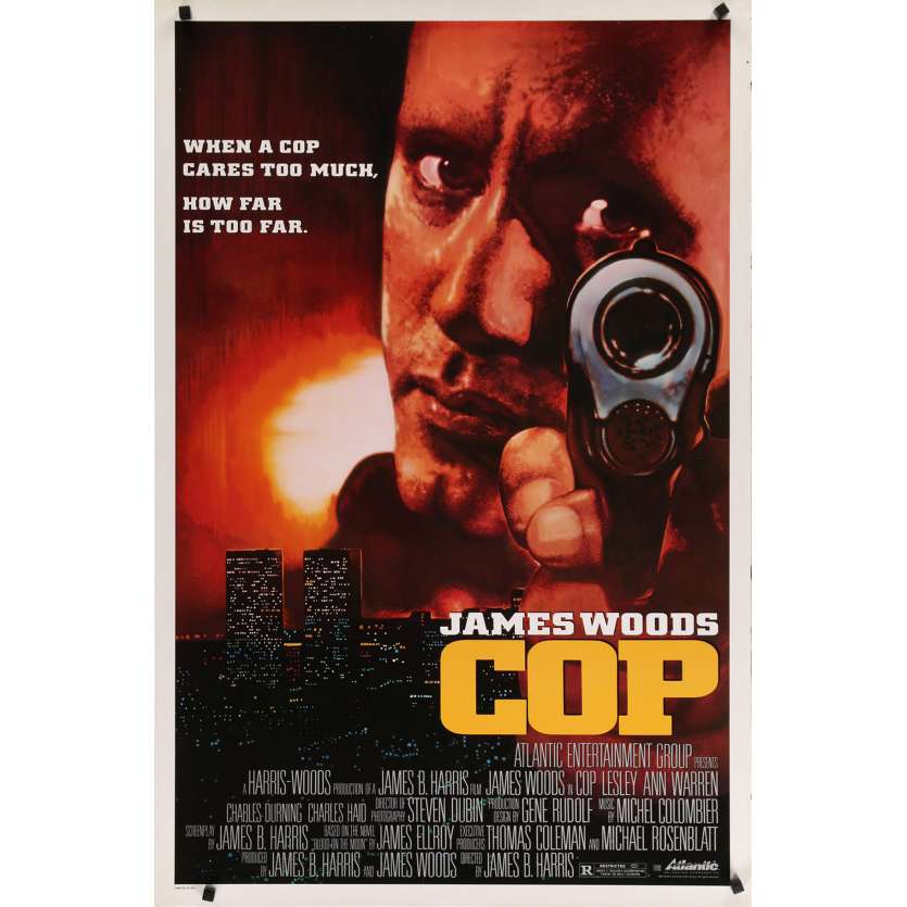 COP Affiche de film américaine - 1988 - James Woods, James Ellroy
