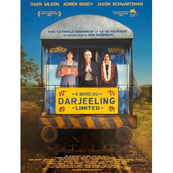 A BORD DU DARJEELING LIMITED Affiche de film - 40x60 cm. - 2007 - Owen Wilson, Adrien Brody, Wes Anderson