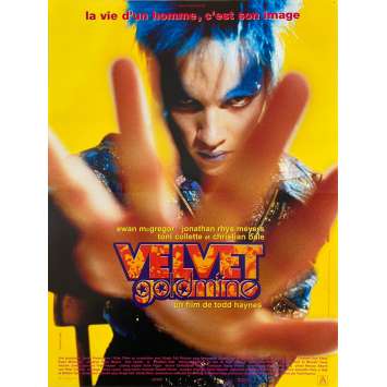 VELVET GOLDMINE Original Movie Poster - 15x21 in. - 1998 - Todd Haynes, Ewan McGregor,