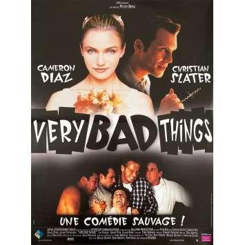 VERY BAD THINGS Affiche de film - 40x60 cm. - 1998 - Christian Slater, Cameron Diaz, Peter Berg