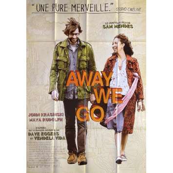 AWAY WE GO Affiche de film - 120x160 cm. - 2009 - John Krasinski, Sam Mendes