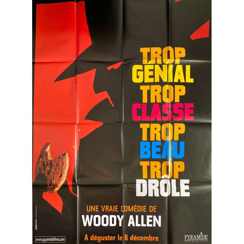 ESCROCS MAIS PAS TROP Affiche de film Adv. - 120x160 cm. - 2000 - Hugh Grant, Woody Allen