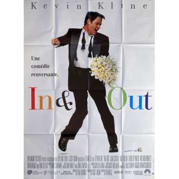 IN AND OUT Affiche de film - 120x160 cm. - 1997 - Kevin Kline, Franck Oz