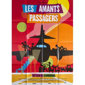 LES AMANTS PASSAGERS Affiche de film - 120x160 cm. - 2013 - Javier Cámara, Pedro Almodóvar