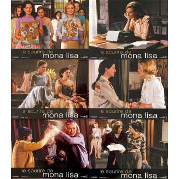 MONA LISA SMILES Original Lobby Cards x6 - 9x12 in. - 2003 - Mike Newell, Julia Roberts, Kirsten Dunst