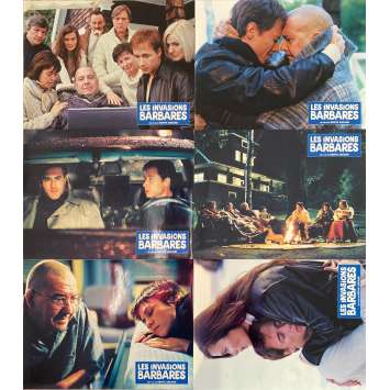 THE BARBARIAN INVASIONS Original Lobby Cards x6 - 9x12 in. - 2003 - Denys Arcand, Rémy Girard