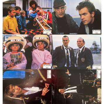 BRASSED OFF Original Lobby Cards x6 - 9x12 in. - 1996 - Mark Herman, Ewan McGregor