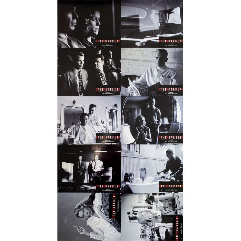 THE BARBER Photos de film x10 - 21x30 cm. - 2001 - Billy Bob Thornton, Joel Coen