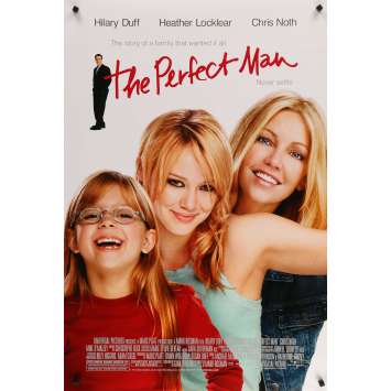 THE PERFECT MAN Original Movie Poster - 27x40 in. - 2005 - Mark Rosman, Hilary Duff, Heather Locklear