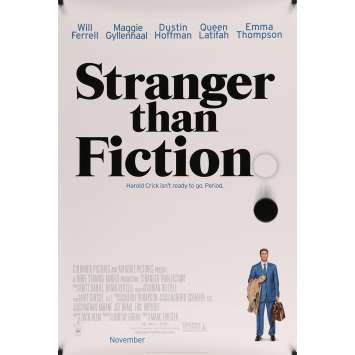 STRANGER THAN FICTION Original Movie Poster - 27x40 in. - 2006 - Marc Forster, Will Ferrell