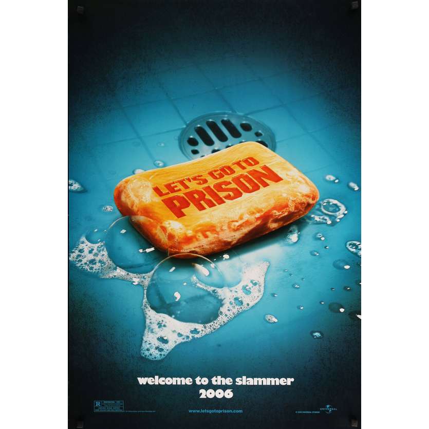 LET'S GO TO PRISON Original Movie Poster  - 27x40 in. - 2006 - Bob Odenkirk, Dax Shepard