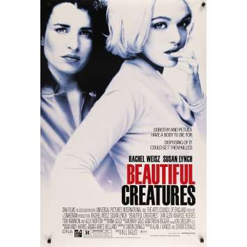 BEAUTIFUL CREATURES Original Movie Poster - 27x40 in. - 2000 - Bill Eagles, Rachel Weisz