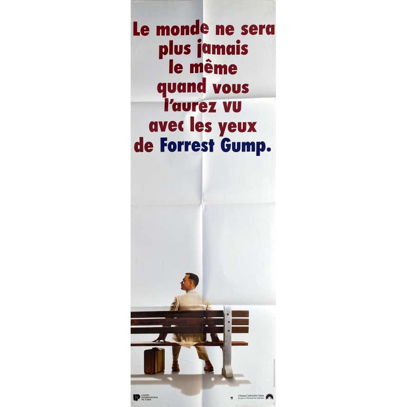 FORREST GUMP Original Movie Poster Adv. - 23x63 in. - 1994 - Robert Zemeckis, Tom Hanks