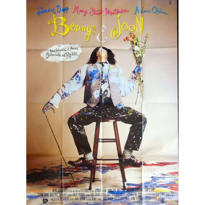 BENNY AND JOON French Movie Poster  47x63 - 1993 - Jeremiah Chechik, Johnny Deep