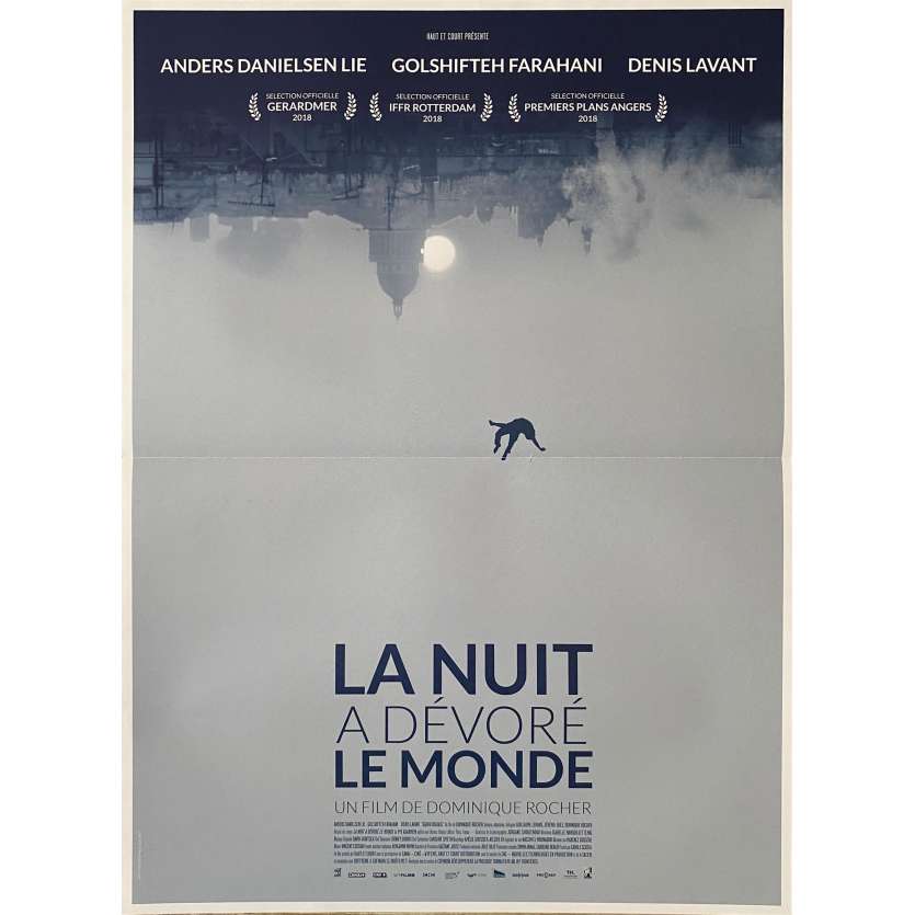 LA NUIT A DEVORE LE MONDE Affiche de film  - 40x60 cm. - 2018 - Anders Danielsen Lie, Dominique Rocher
