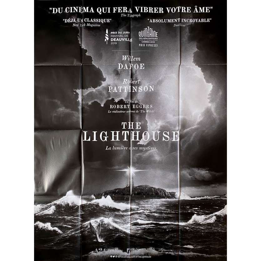 THE LIGHTHOUSE Affiche de film - 120x160 cm. - 2019 - Robert Pattinson, Willem Dafoe, Robert Eggers