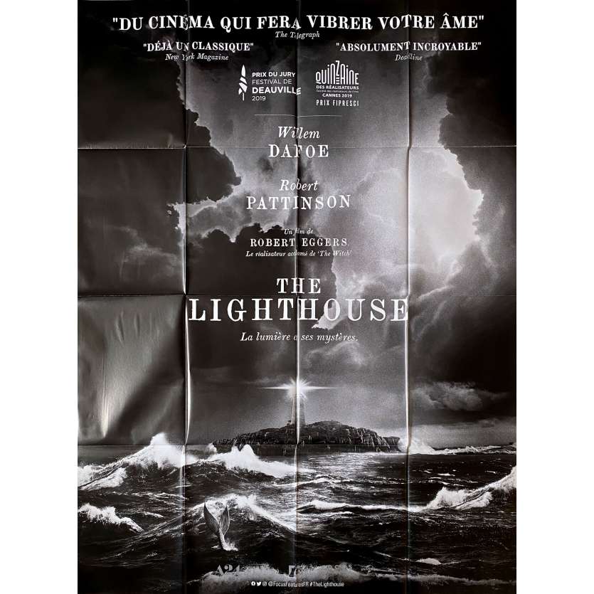 THE LIGHTHOUSE Original Movie Poster - 47x63 in. - 2019 - Robert Eggers, Robert Pattinson, Willem Dafoe