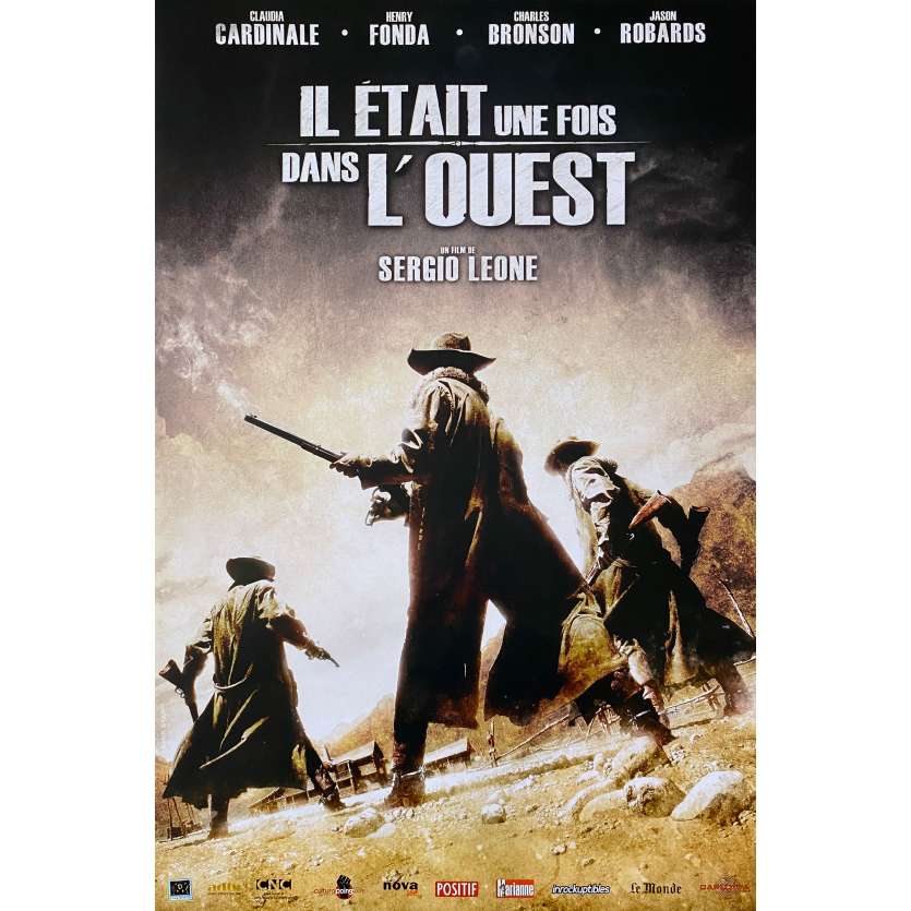 IL ETAIT UNE FOIS DANS L'OUEST Affiche de film - 40x60 cm. - R2000 - Henry Fonda, Sergio Leone