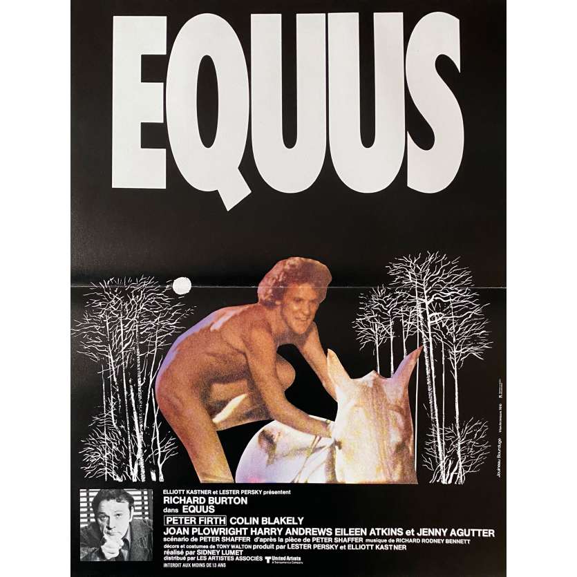 EQUUS Affiche de film - 40x60 cm. - 1977 - Richard Burton, Sidney Lumet