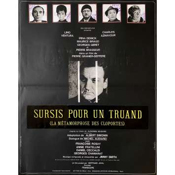 LA METAMORPHOSE DES CLOPORTES Affiche de film - 40x60 cm. - 1965 - Lino Ventura, Charles Aznavour, Pierre Granier-Deferre LA METAMORPHOSE DES CLOPORTES Affiche de film - 40x60 cm. - 1965 - Lino Ventura, Charles Aznavour, Pierre Granier-Deferre