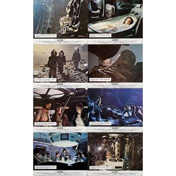 ALIEN Photos de film x8 - 20x25 cm. - 1979 - Sigourney Weaver, Ridley Scott