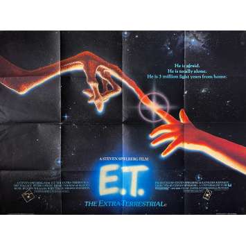 E.T. THE EXTRA-TERRESTRIAL Original Movie Poster - 30x40 in. - 1982 - Steven Spielberg, Dee Wallace