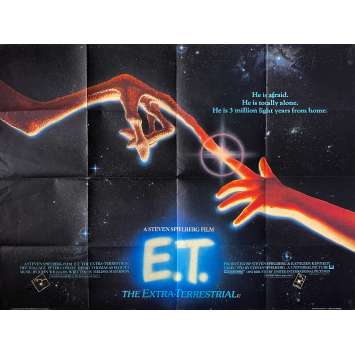 E.T. THE EXTRA-TERRESTRIAL Original Movie Poster - 30x40 in. - 1982 - Steven Spielberg, Dee Wallace