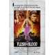 FLESH AND BLOOD Original Movie Poster  - 27x41 in. - 1985 - Paul Verhoeven, Rutger hauer