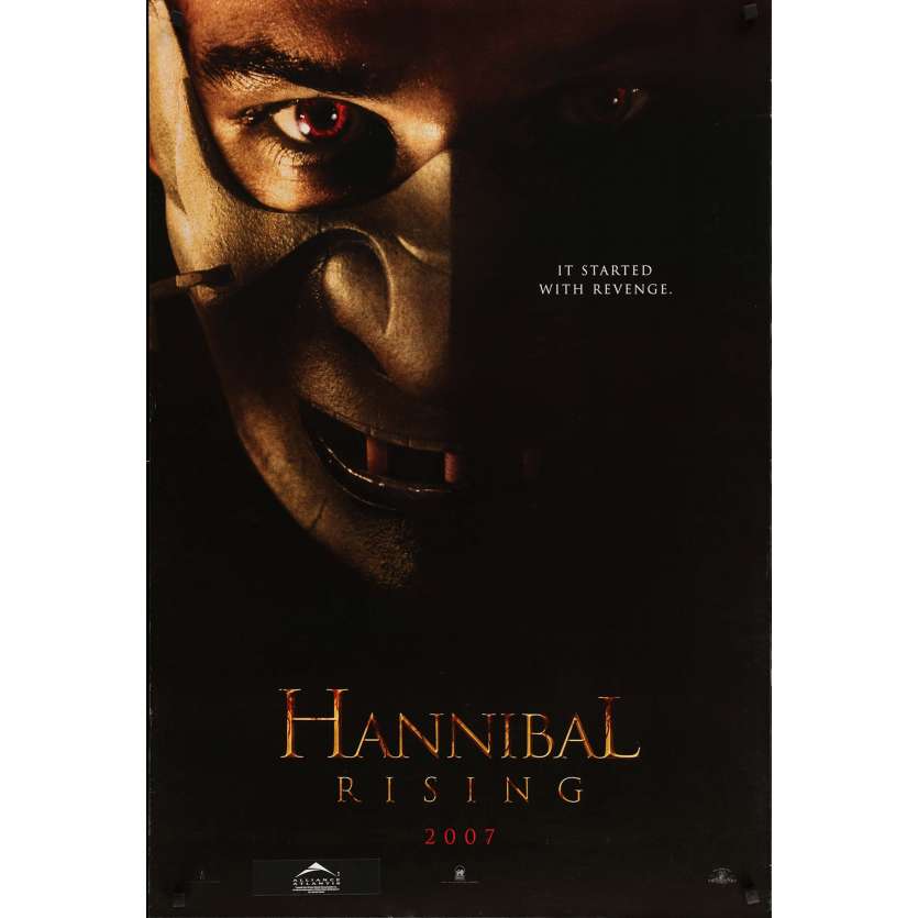HANNIBAL RISING Original Movie Poster - 27x41 in. - 2007 - Peter Webber, Gaspard Ulliel