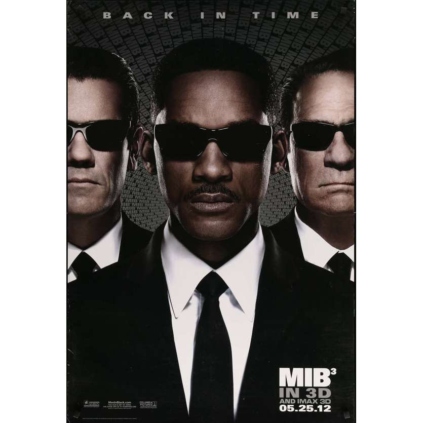 MEN IN BLACK 3 Affiche de film - 69x104 cm. - 2012 - Will Smith, Barry Sonnenfeld