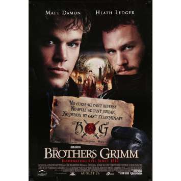 LES FRERES GRIMM Affiche de film - 69x104 cm. - 2005 - Matt Damon, Heath Ledger, Terry Gilliam