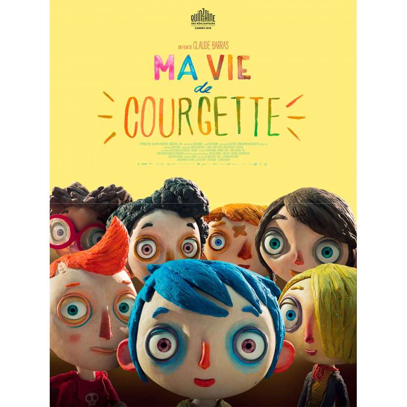 MA VIE DE COURGETTE Affiche de film 40x60 cm - 2016 - Gaspard Schlatter, Claude Barras