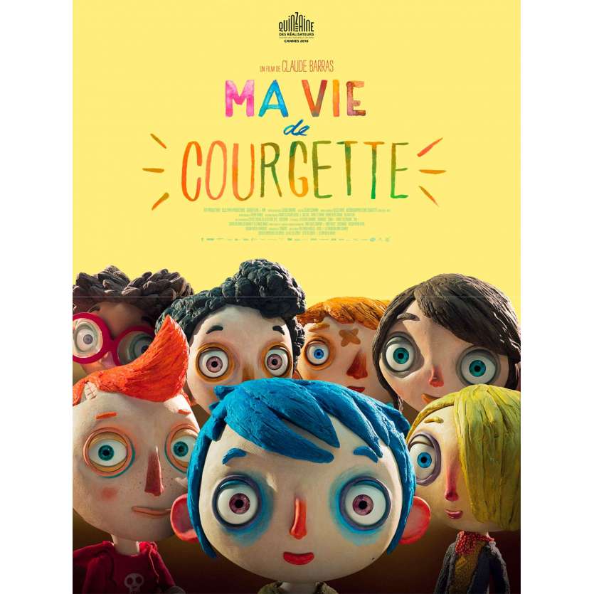 MY LIFE AS COURGETTE Movie Poster 15x21 in. - 2016 - Claude Barras, Gaspard Schlatter