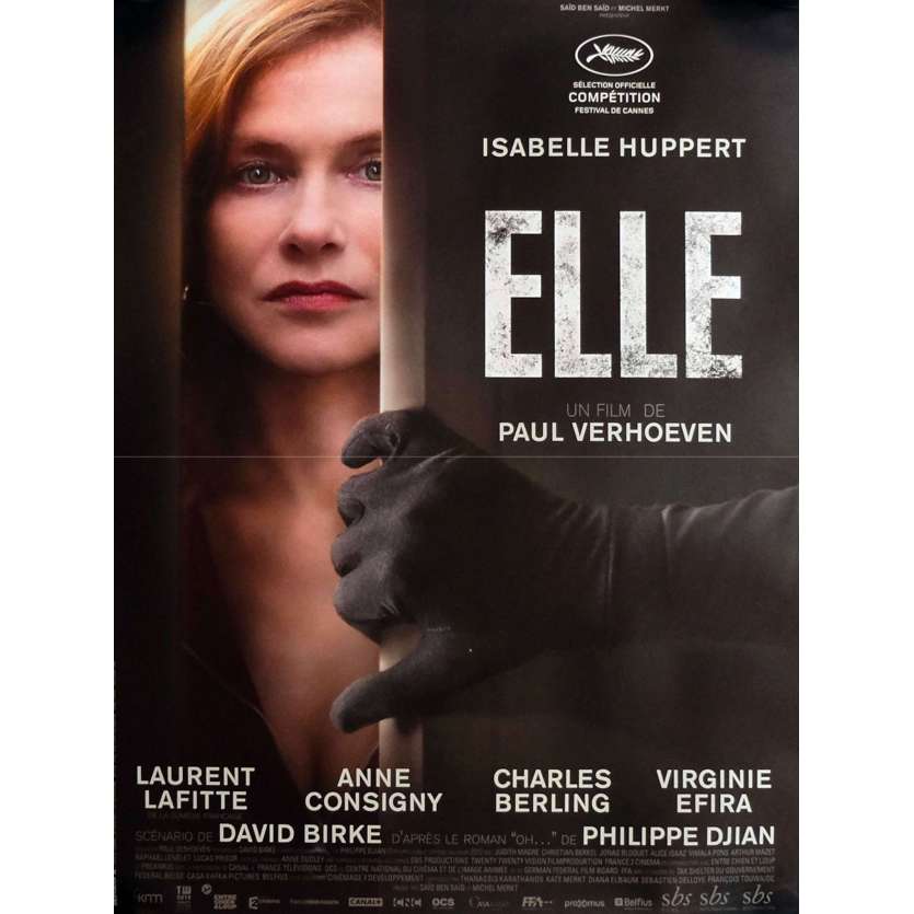 ELLE Affiche de film 40x60 cm - 2016 - Isabelle Huppert, Paul Verhoeven