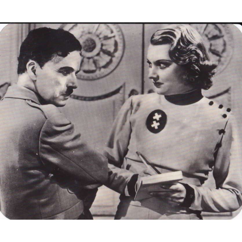 LE DICTATEUR Ekta - 6x6 cm. - 1940 - Paulette Goddard, Charles Chaplin