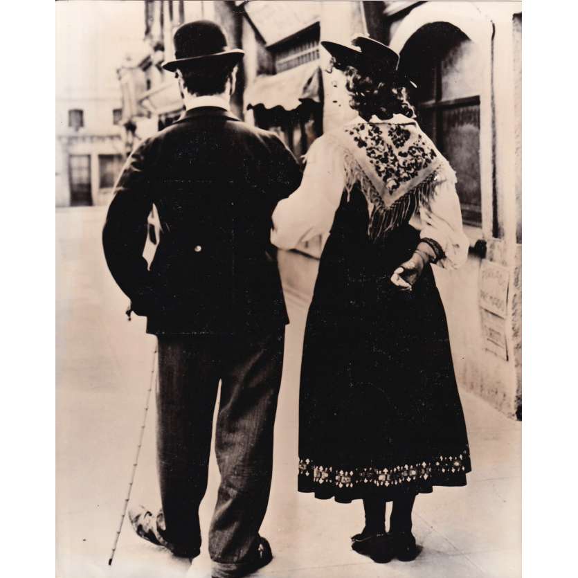 LE DICTATEUR Photo de presse P-X2 - 20x25 cm. - 1940 - Paulette Goddard, Charles Chaplin