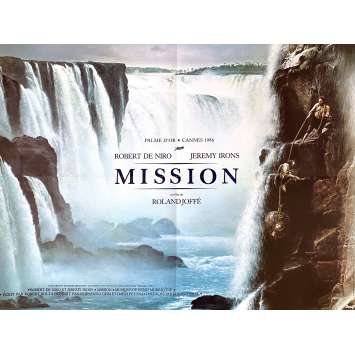 MISSION Original Movie Poster - 23x32 in. - 1986 - Roland Joffé, Robert de Niro
